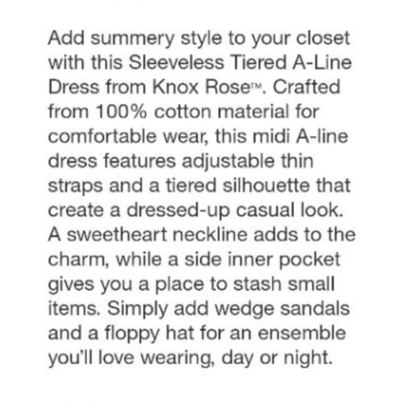 Knox Rose Women's Sleeveless Tiered A-Line Dress Lilac Size M
New Without Tags - Picture 6 of 9